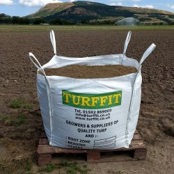 Turffit root zone soil perfect for turfing and seeding